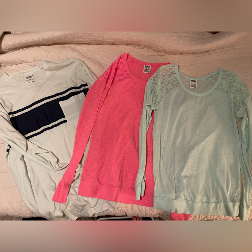 PINK LS shirt lot XS Small
